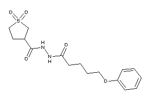 1,1-diketo-N'-(5-phenoxypentanoyl)thiolane-3-carbohydrazide