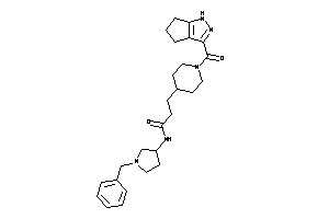 N-(1-benzylpyrrolidin-3-yl)-3-[1-(1,4,5,6-tetrahydrocyclopenta[c]pyrazole-3-carbonyl)-4-piperidyl]propionamide