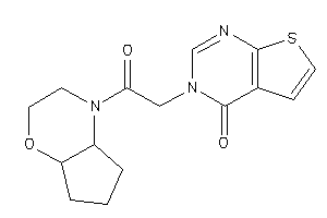 3-[2-(3,4a,5,6,7,7a-hexahydro-2H-cyclopenta[b][1,4]oxazin-4-yl)-2-keto-ethyl]thieno[2,3-d]pyrimidin-4-one