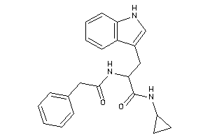 N-cyclopropyl-3-(1H-indol-3-yl)-2-[(2-phenylacetyl)amino]propionamide