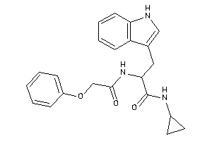 N-cyclopropyl-3-(1H-indol-3-yl)-2-[(2-phenoxyacetyl)amino]propionamide