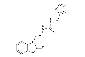 1-[2-(2-ketoindolin-1-yl)ethyl]-3-(thiazol-5-ylmethyl)urea