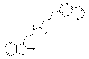 1-[2-(2-ketoindolin-1-yl)ethyl]-3-[2-(2-naphthyl)ethyl]urea