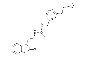 1-[[2-(cyclopropylmethoxy)-4-pyridyl]methyl]-3-[2-(2-ketoindolin-1-yl)ethyl]urea