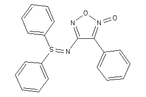 4-[(diphenyl-$l^{4}-sulfanylidene)amino]-3-phenyl-furoxan