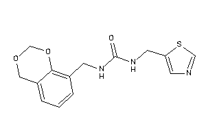 1-(4H-1,3-benzodioxin-8-ylmethyl)-3-(thiazol-5-ylmethyl)urea