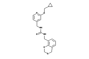 1-(4H-1,3-benzodioxin-8-ylmethyl)-3-[[2-(cyclopropylmethoxy)-4-pyridyl]methyl]urea