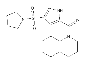 3,4,4a,5,6,7,8,8a-octahydro-2H-quinolin-1-yl-(4-pyrrolidinosulfonyl-1H-pyrrol-2-yl)methanone