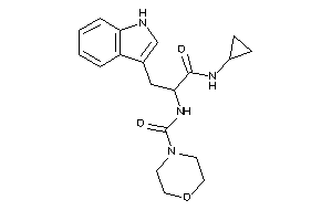 N-[2-(cyclopropylamino)-1-(1H-indol-3-ylmethyl)-2-keto-ethyl]morpholine-4-carboxamide