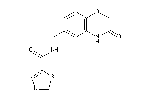 N-[(3-keto-4H-1,4-benzoxazin-6-yl)methyl]thiazole-5-carboxamide