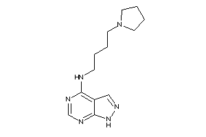 1H-pyrazolo[3,4-d]pyrimidin-4-yl(4-pyrrolidinobutyl)amine