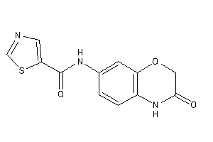 N-(3-keto-4H-1,4-benzoxazin-7-yl)thiazole-5-carboxamide