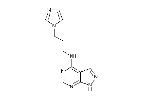 3-imidazol-1-ylpropyl(1H-pyrazolo[3,4-d]pyrimidin-4-yl)amine