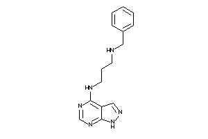 Benzyl-[3-(1H-pyrazolo[3,4-d]pyrimidin-4-ylamino)propyl]amine