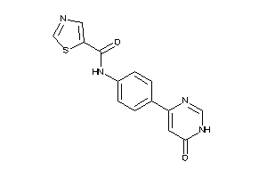 N-[4-(6-keto-1H-pyrimidin-4-yl)phenyl]thiazole-5-carboxamide