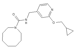 N-[[2-(cyclopropylmethoxy)-4-pyridyl]methyl]azocane-1-carboxamide