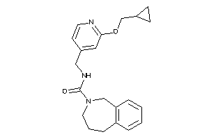 N-[[2-(cyclopropylmethoxy)-4-pyridyl]methyl]-1,3,4,5-tetrahydro-2-benzazepine-2-carboxamide