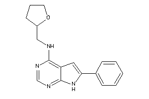 (6-phenyl-7H-pyrrolo[2,3-d]pyrimidin-4-yl)-(tetrahydrofurfuryl)amine