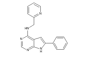 (6-phenyl-7H-pyrrolo[2,3-d]pyrimidin-4-yl)-(2-pyridylmethyl)amine