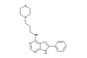 3-morpholinopropyl-(6-phenyl-7H-pyrrolo[2,3-d]pyrimidin-4-yl)amine