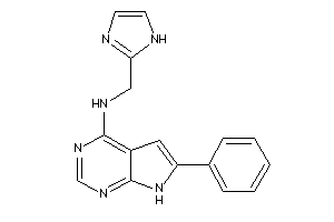 1H-imidazol-2-ylmethyl-(6-phenyl-7H-pyrrolo[2,3-d]pyrimidin-4-yl)amine