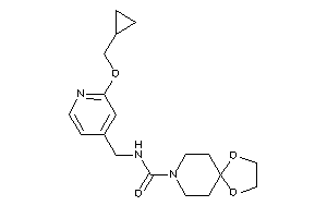 N-[[2-(cyclopropylmethoxy)-4-pyridyl]methyl]-1,4-dioxa-8-azaspiro[4.5]decane-8-carboxamide