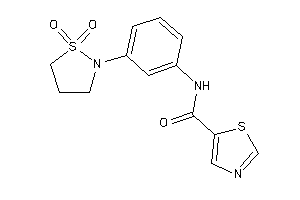 N-[3-(1,1-diketo-1,2-thiazolidin-2-yl)phenyl]thiazole-5-carboxamide