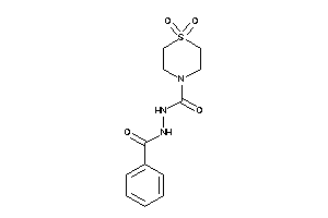 N'-benzoyl-1,1-diketo-1,4-thiazinane-4-carbohydrazide