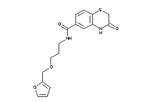 N-[3-(2-furfuryloxy)propyl]-3-keto-4H-1,4-benzothiazine-6-carboxamide