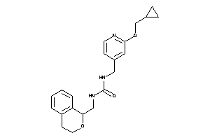 1-[[2-(cyclopropylmethoxy)-4-pyridyl]methyl]-3-(isochroman-1-ylmethyl)urea