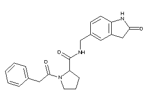 N-[(2-ketoindolin-5-yl)methyl]-1-(2-phenylacetyl)pyrrolidine-2-carboxamide