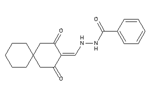 N'-[(2,4-diketospiro[5.5]undecan-3-ylidene)methyl]benzohydrazide