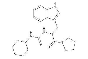 1-cyclohexyl-3-[1-(1H-indol-3-ylmethyl)-2-keto-2-pyrrolidino-ethyl]urea