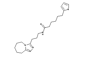 N-[3-(6,7,8,9-tetrahydro-5H-[1,2,4]triazolo[4,3-a]azepin-3-yl)propyl]-6-(2-thienyl)hexanamide