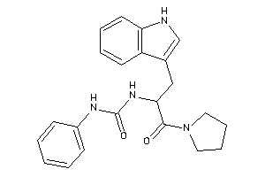 1-[1-(1H-indol-3-ylmethyl)-2-keto-2-pyrrolidino-ethyl]-3-phenyl-urea