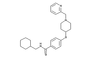 N-(cyclohexylmethyl)-4-[[1-(2-pyridylmethyl)-4-piperidyl]oxy]benzamide