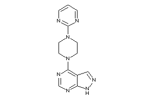 4-[4-(2-pyrimidyl)piperazino]-1H-pyrazolo[3,4-d]pyrimidine