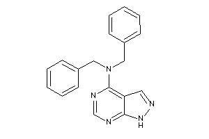 Dibenzyl(1H-pyrazolo[3,4-d]pyrimidin-4-yl)amine