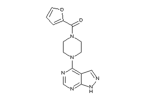 2-furyl-[4-(1H-pyrazolo[3,4-d]pyrimidin-4-yl)piperazino]methanone