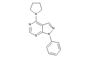 1-phenyl-4-pyrrolidino-pyrazolo[3,4-d]pyrimidine