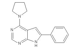 6-phenyl-4-pyrrolidino-7H-pyrrolo[2,3-d]pyrimidine