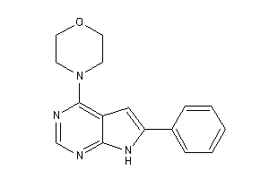 4-(6-phenyl-7H-pyrrolo[2,3-d]pyrimidin-4-yl)morpholine