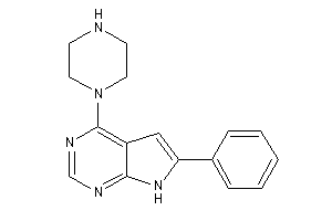 6-phenyl-4-piperazino-7H-pyrrolo[2,3-d]pyrimidine