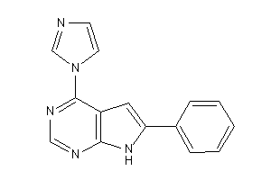 Image of 4-imidazol-1-yl-6-phenyl-7H-pyrrolo[2,3-d]pyrimidine