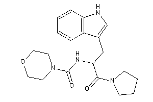 N-[1-(1H-indol-3-ylmethyl)-2-keto-2-pyrrolidino-ethyl]morpholine-4-carboxamide