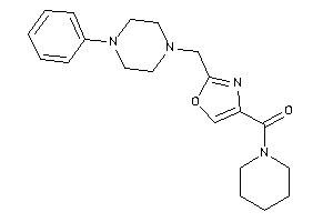 [2-[(4-phenylpiperazino)methyl]oxazol-4-yl]-piperidino-methanone