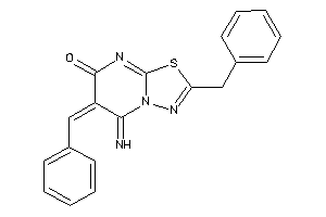 6-benzal-2-benzyl-5-imino-[1,3,4]thiadiazolo[3,2-a]pyrimidin-7-one