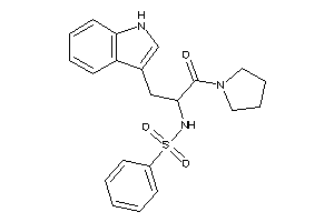 Image of N-[1-(1H-indol-3-ylmethyl)-2-keto-2-pyrrolidino-ethyl]benzenesulfonamide