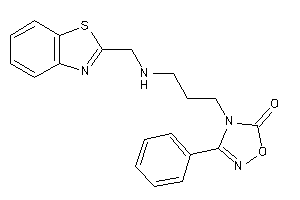 Image of 4-[3-(1,3-benzothiazol-2-ylmethylamino)propyl]-3-phenyl-1,2,4-oxadiazol-5-one