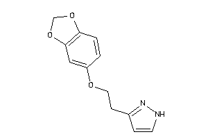 3-[2-(1,3-benzodioxol-5-yloxy)ethyl]-1H-pyrazole